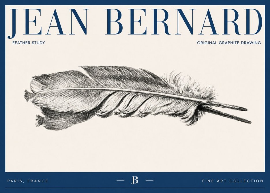 Jean Bernard Feather No6 - Plakát