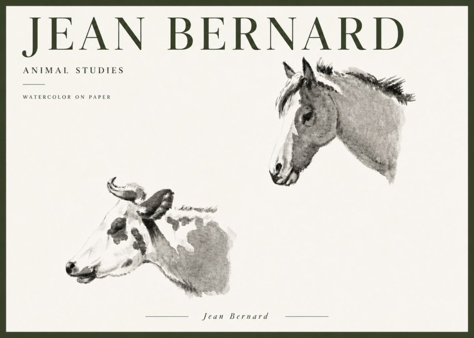 Jean Bernard Animal Studies No6 - Plakát