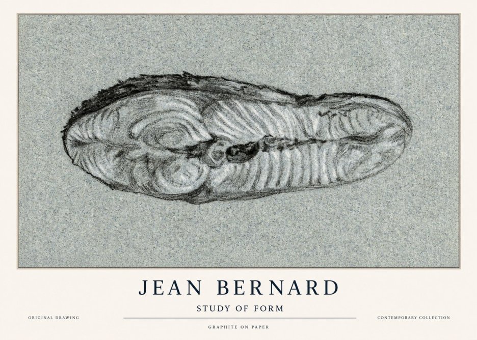Jean Bernard Study of Form I No1 - Plakát