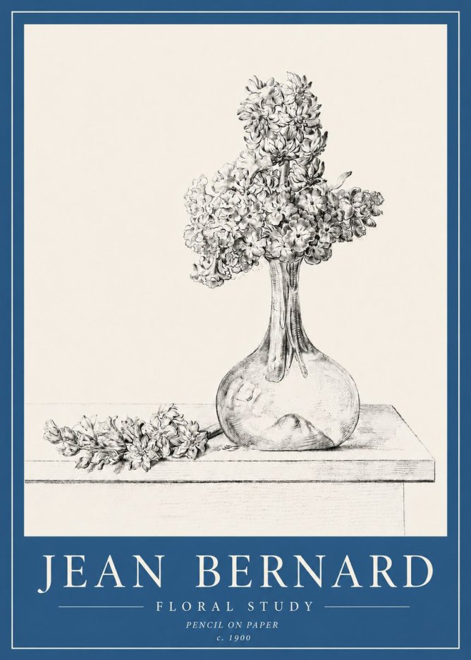 Jean Bernard Spring Blossoms No6 - Plakát