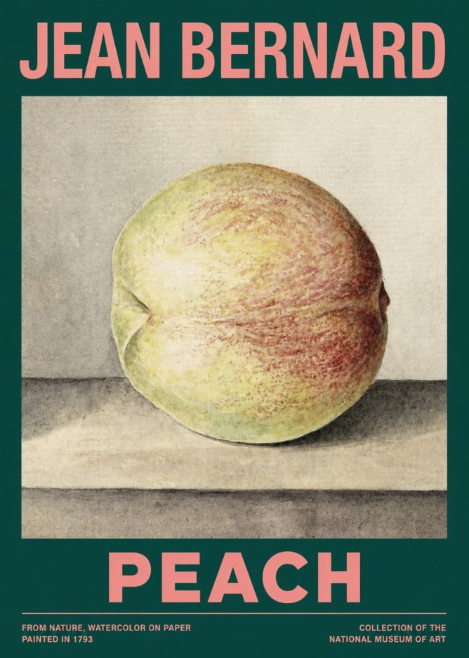 Jean Bernard Peach No2 - Plakát
