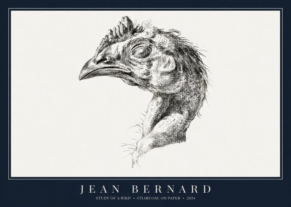 Jean Bernard Study of Form II No3 - Plakát