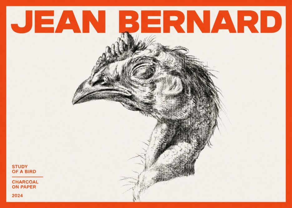 Jean Bernard Study of Form II No4 - Plakát