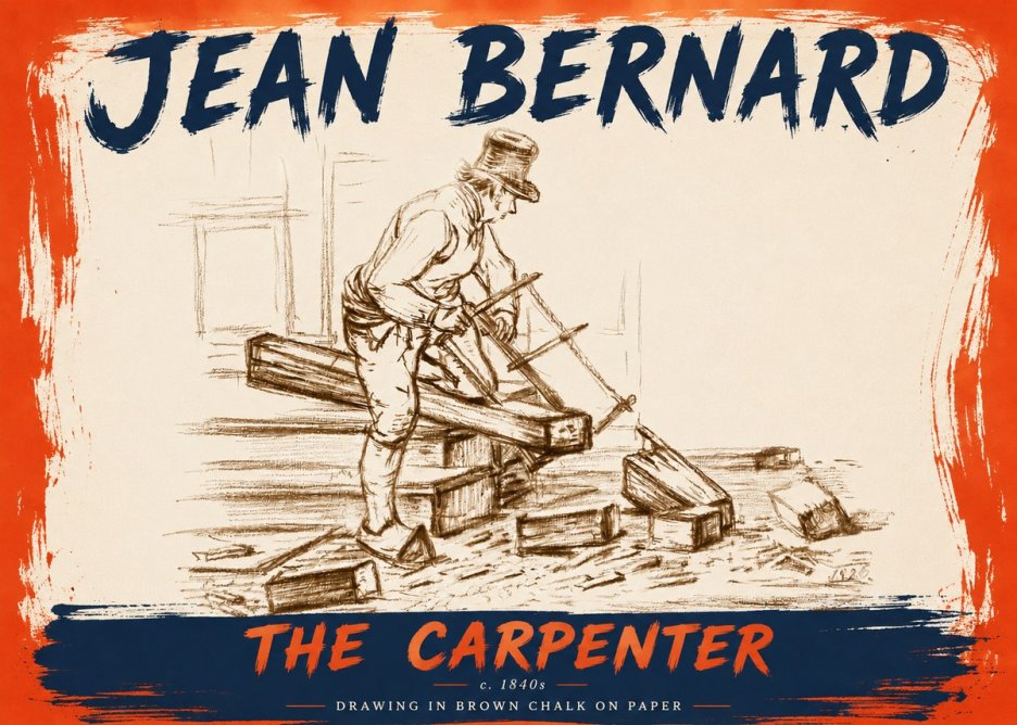 Jean Bernard The Carpenter No6 - Plakát