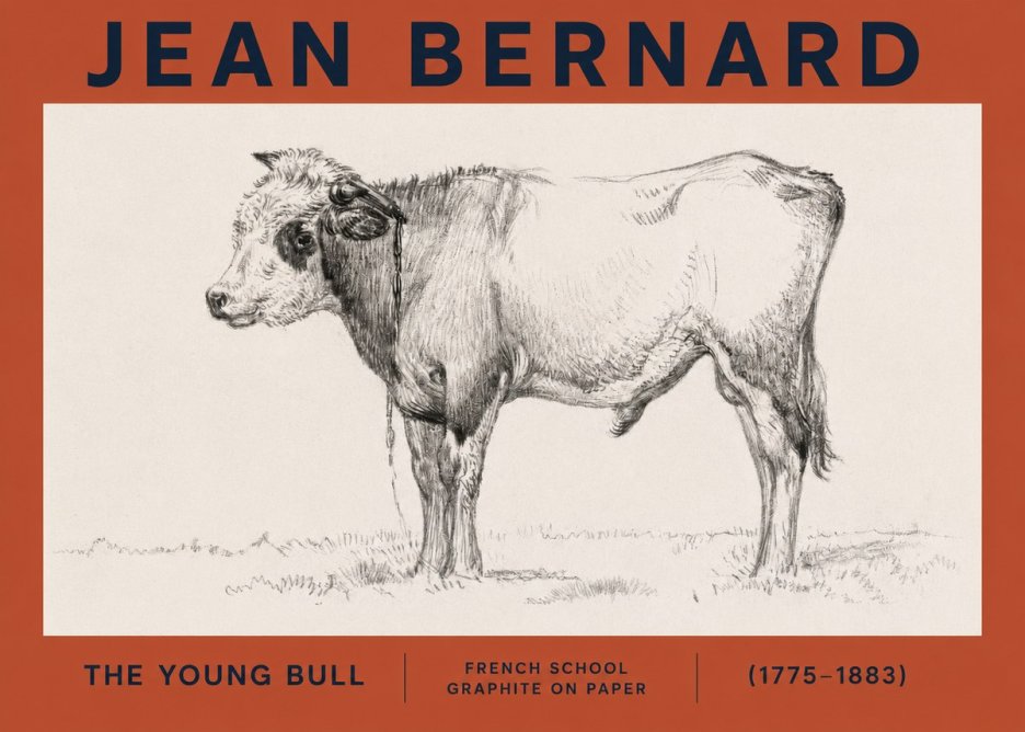 Jean Bernard The Young Bull No2 - Plakát