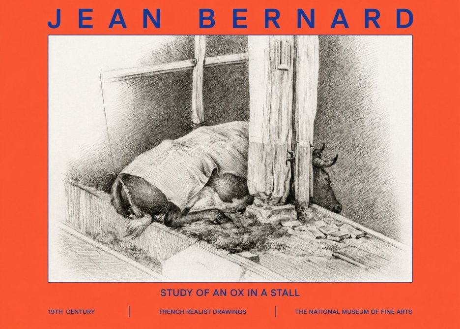 Jean Bernard The Resting Ox No6 - Plakát