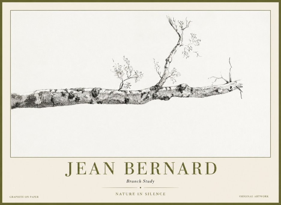 Jean Bernard Tree Branch Study No2 - Plakát