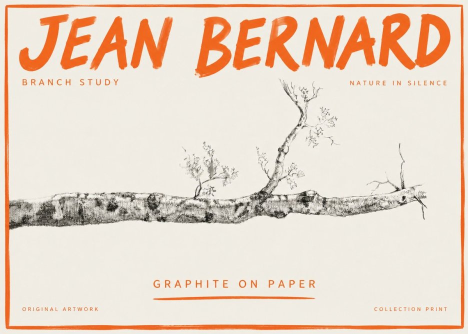 Jean Bernard Tree Branch Study No5 - Plakát