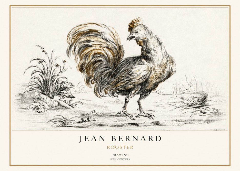 Jean Bernard Rooster No1 - Plakát