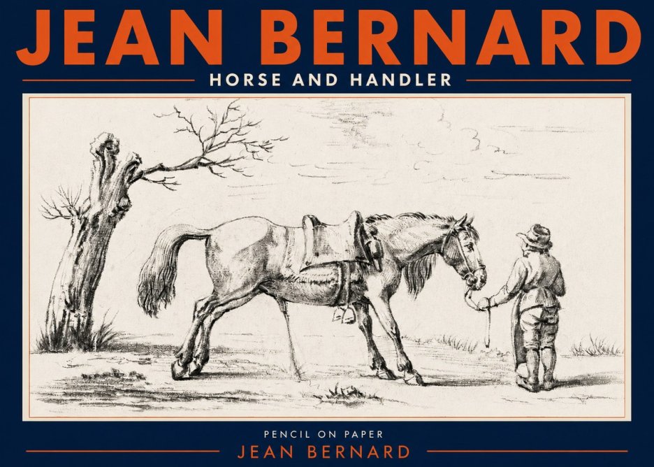 Jean Bernard Horse and Handler No4 - Plakát