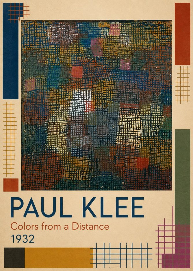 Paul Klee Colors from a Distance No1 - Plakát