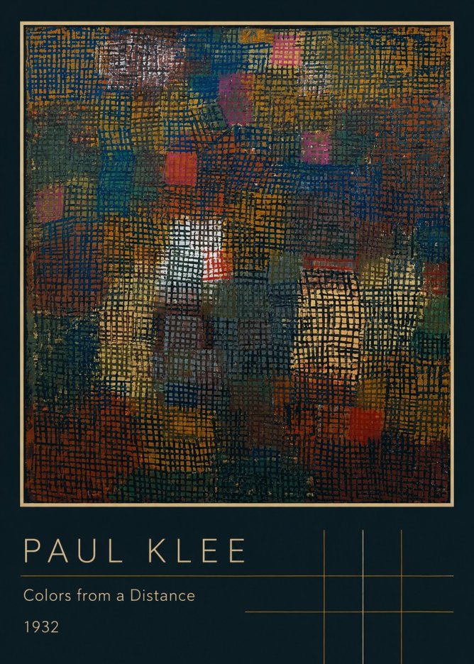 Paul Klee Colors from a Distance No2 - Plakát