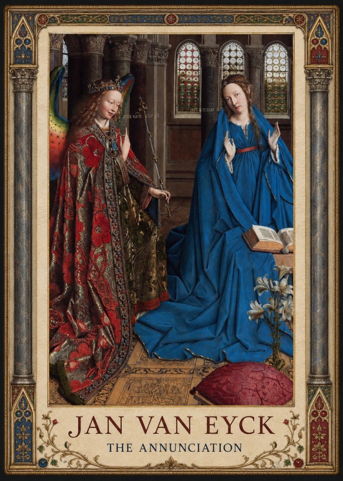 Jan van Eyck The Annunciation I No1 - Plakát