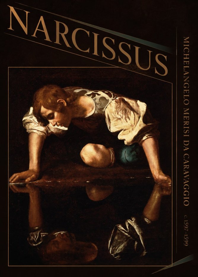 Michelangelo Merisi da Caravaggio Narcissus I No4 - Plakát