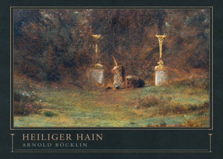 Arnold Böcklin Heiliger Hain No3 - Plakát