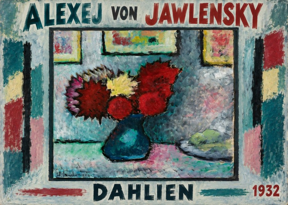 Alexej von Jawlensky Dahlien No1 - Plakát