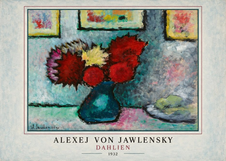 Alexej von Jawlensky Dahlien No3 - Plakát
