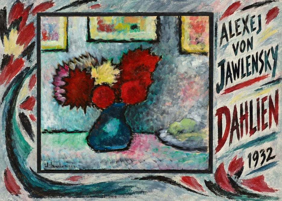 Alexej von Jawlensky Dahlien No6 - Plakát