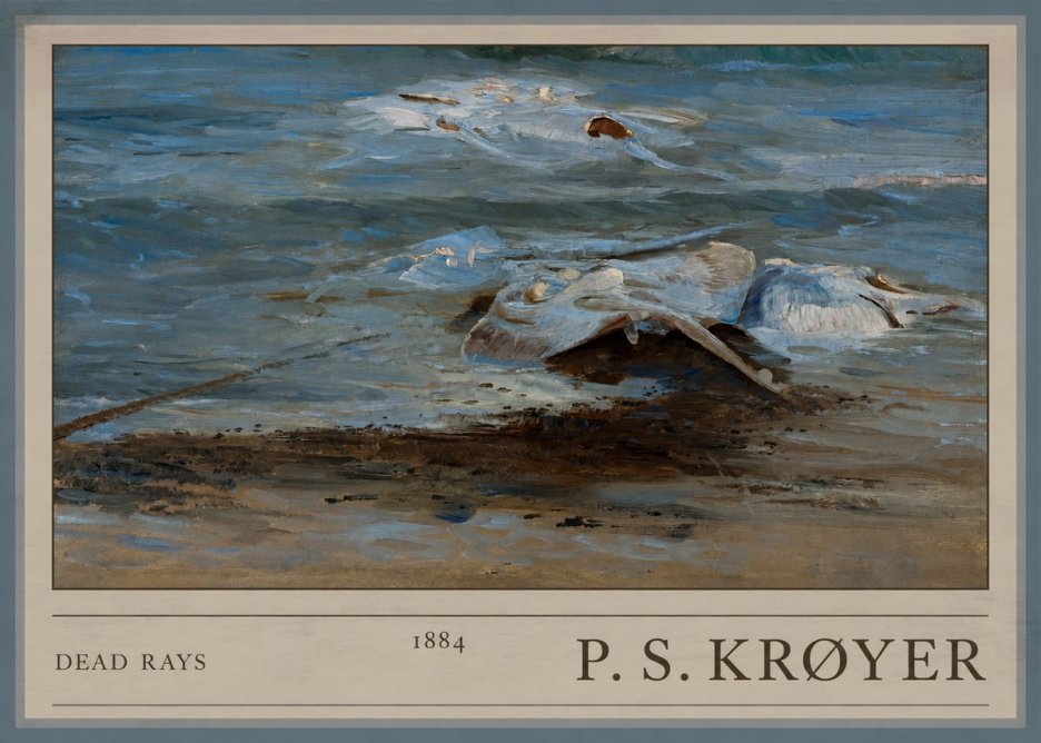 P.S. Krøyer Dead Skates No5 - Plakát