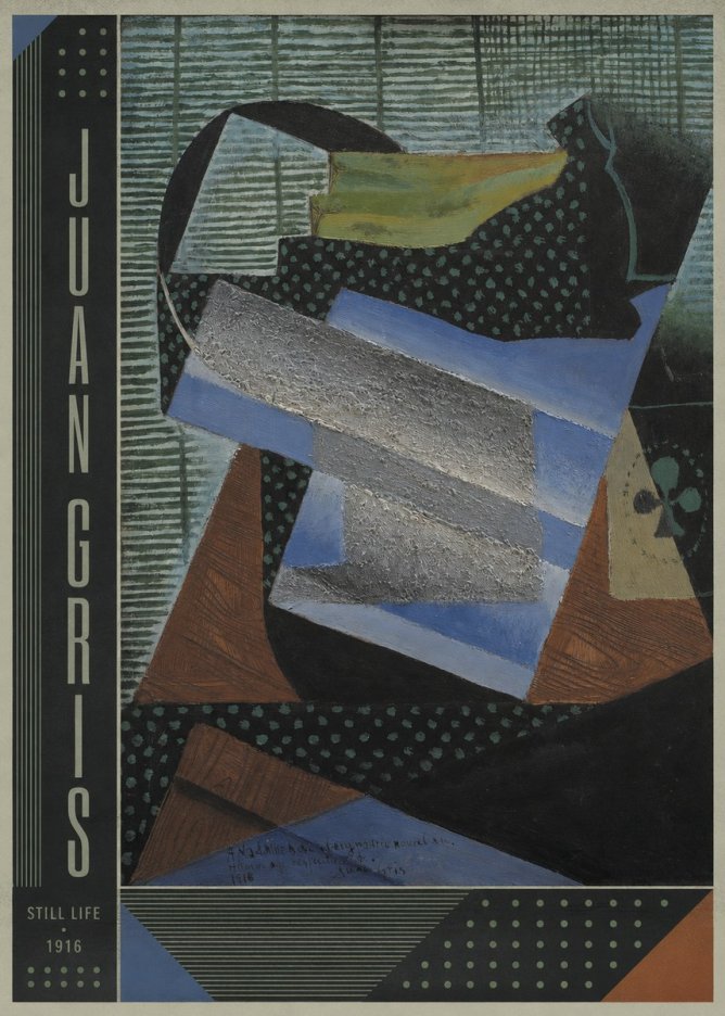Juan Gris Still Life II No4 - Plakát