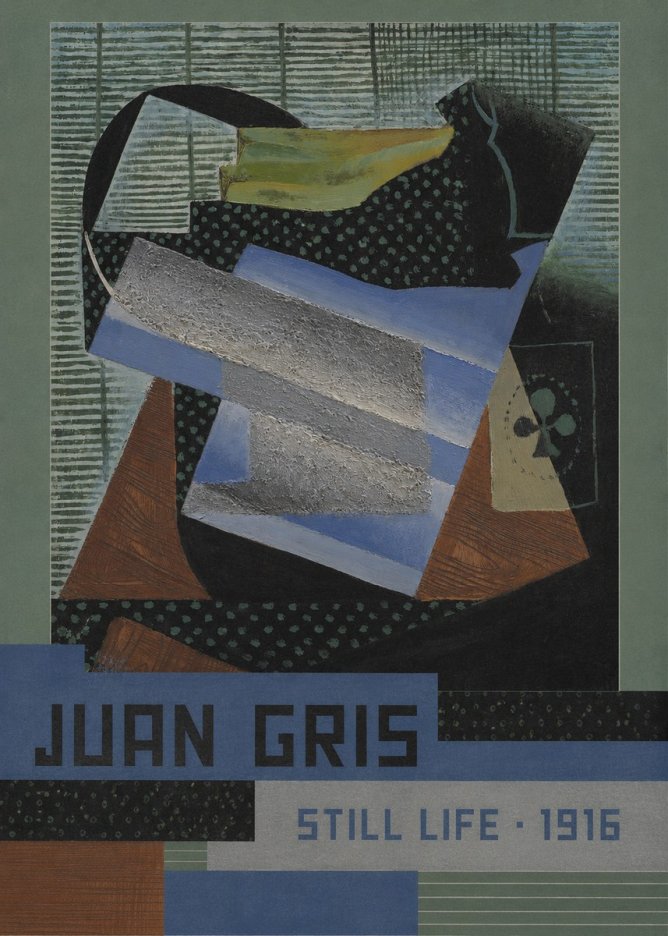 Juan Gris Still Life II No5 - Plakát