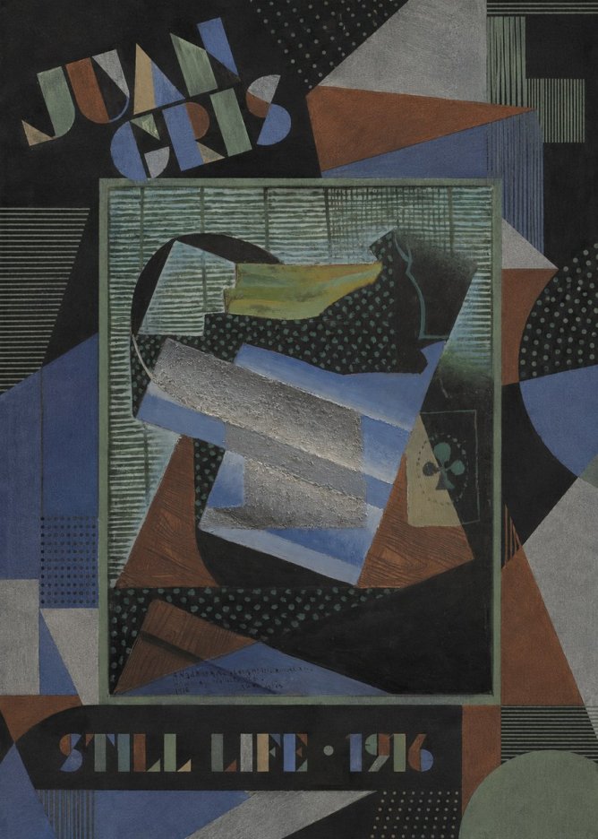 Juan Gris Still Life II No6 - Plakát
