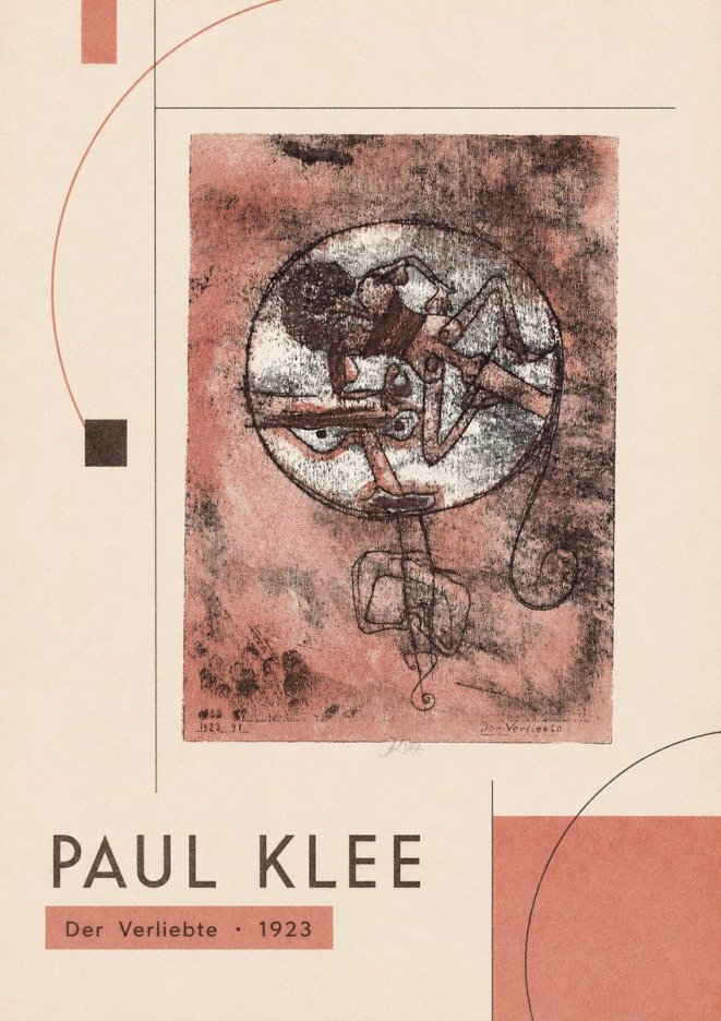 Paul Klee Der Verliebte I No3 - Plakát