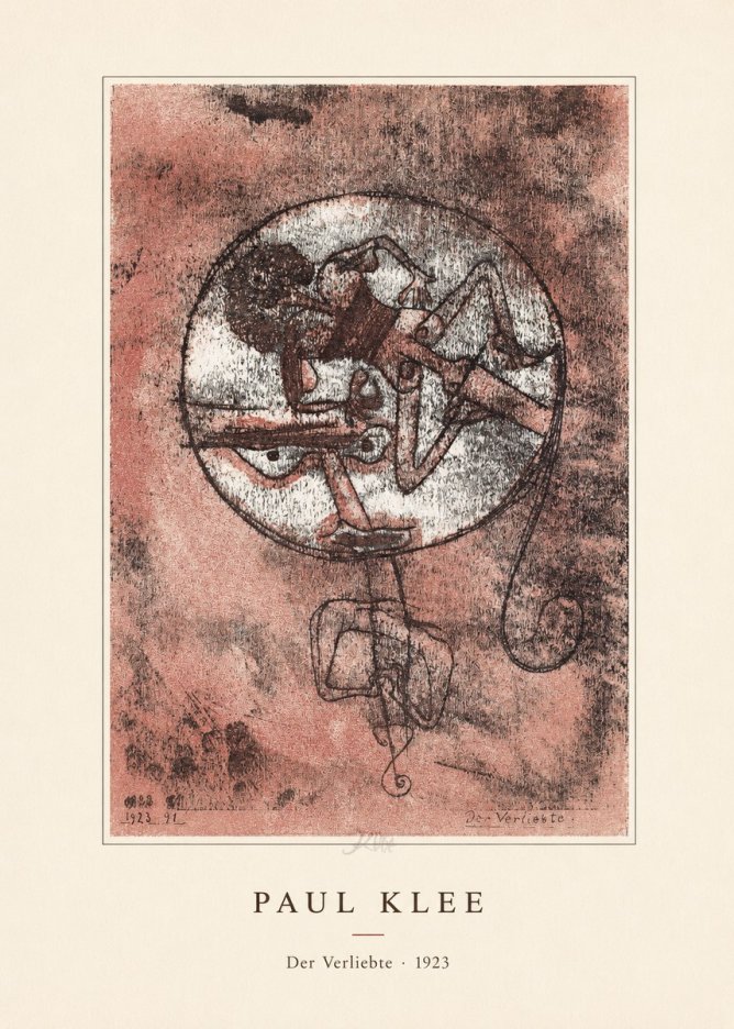 Paul Klee Der Verliebte I No4 - Plakát