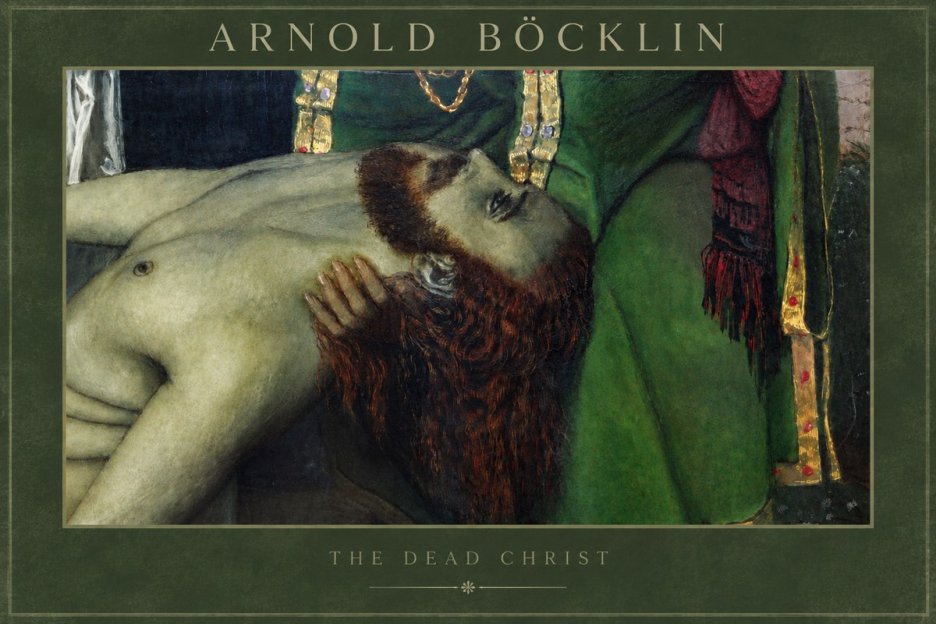 Arnold Böcklin The Dead Christ No3 - Plakát