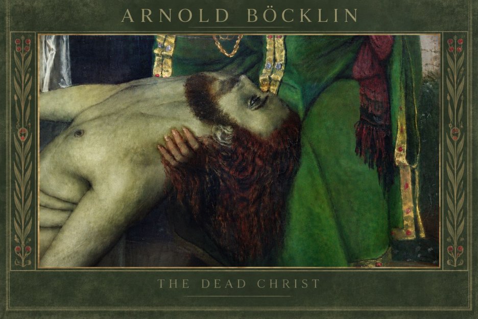 Arnold Böcklin The Dead Christ No5 - Plakát