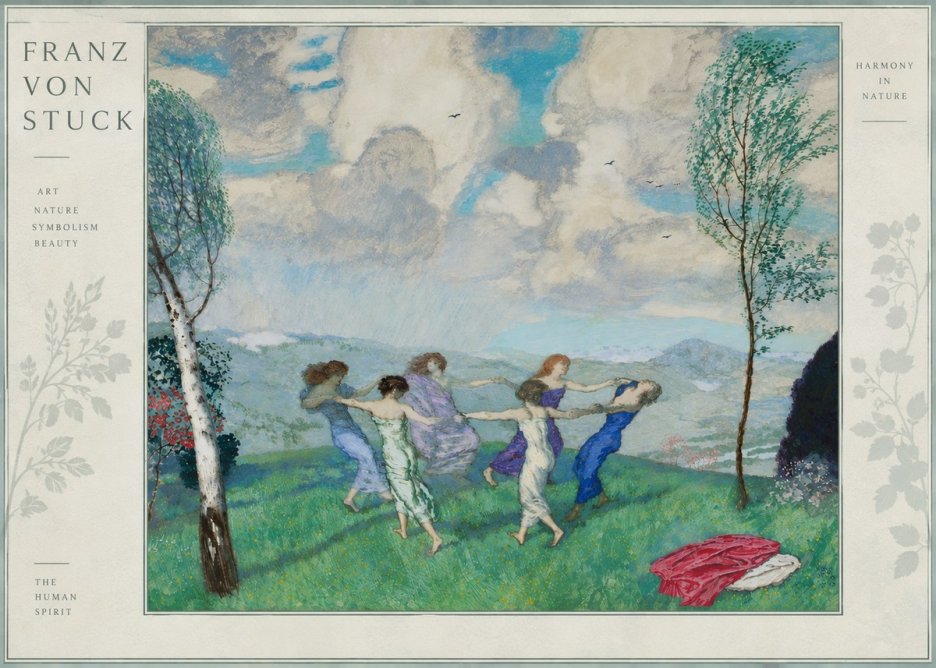 Franz von Stuck Spring Dance No5 - Plakát
