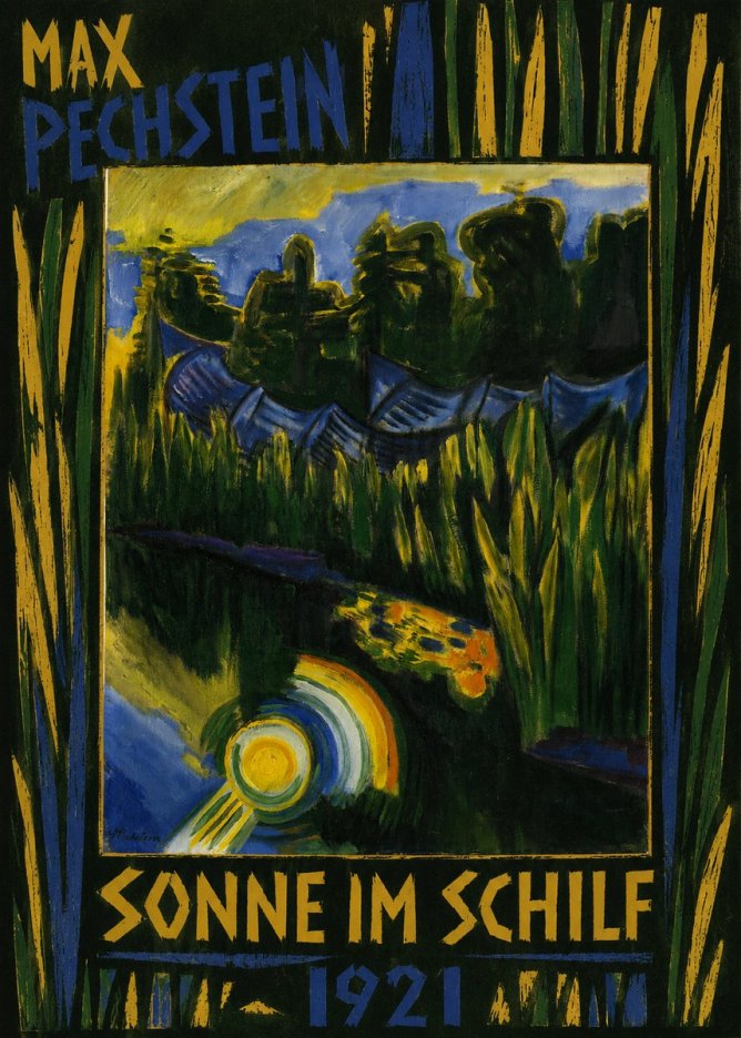 Max Pechstein Sonne Im Schilf No5 - Plakát