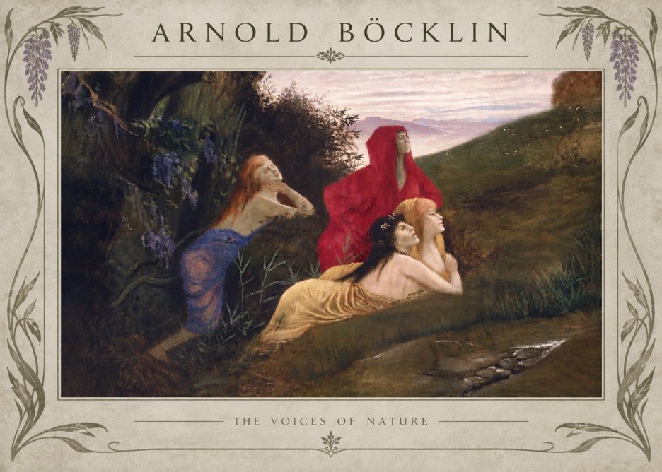 Arnold Böcklin The Voices of Nature No6 - Plakát