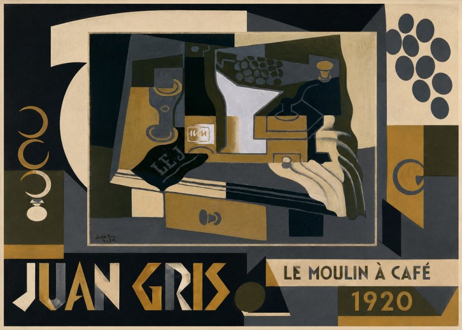 Juan Gris Le Moulin À Café No6 - Plakát