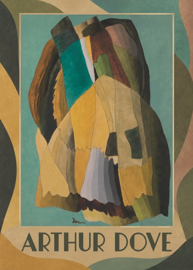 Arthur Dove Abstract Composition No1 - Plakát