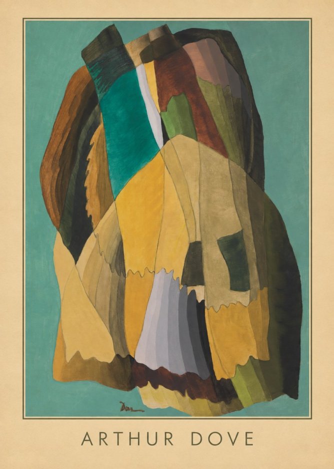 Arthur Dove Abstract Composition No4 - Plakát