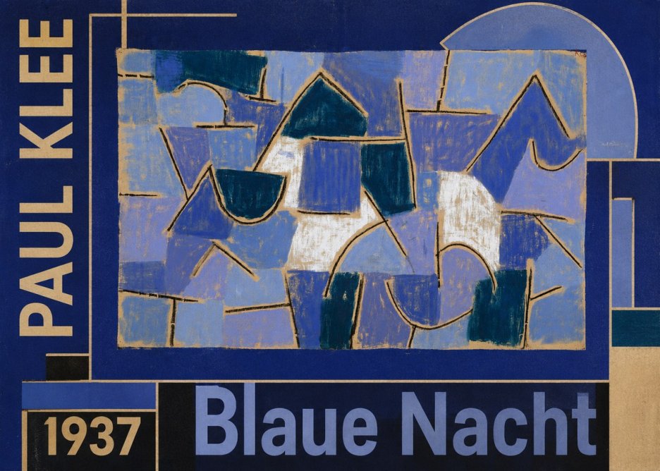 Paul Klee Blaue Nacht No5 - Plakát