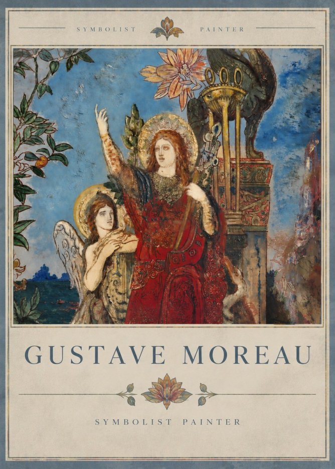 Gustave Moreau The Apparition I No5 - Plakát