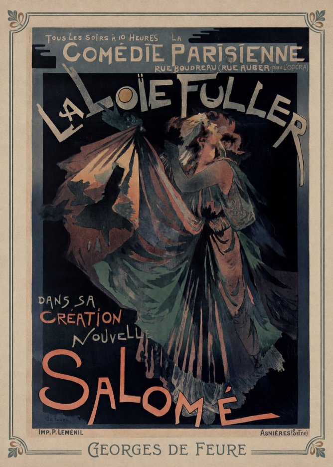 Georges de Feure Salomé I No1 - Plakát