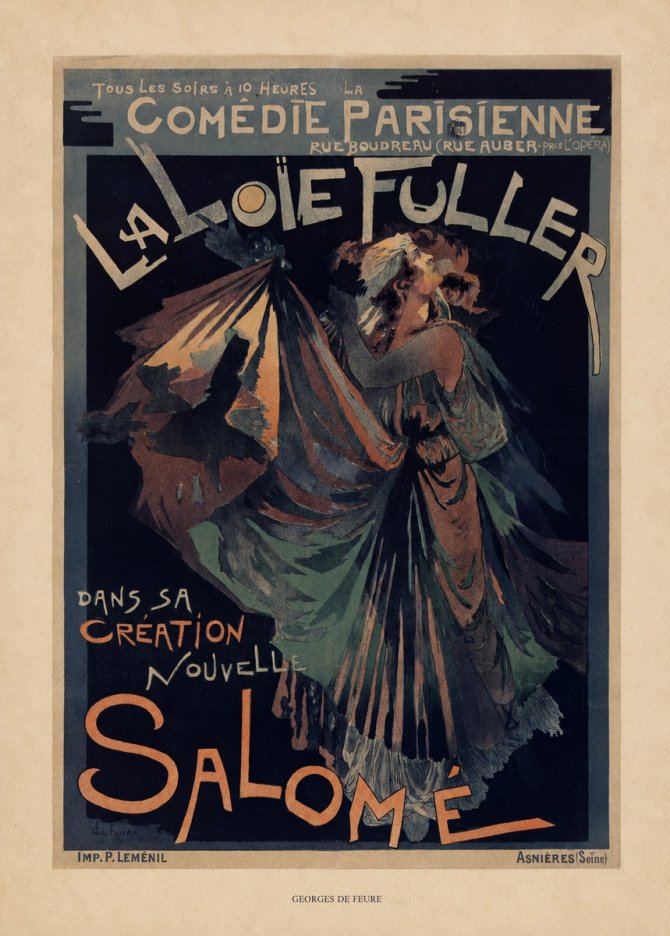 Georges de Feure Salomé I No4 - Plakát