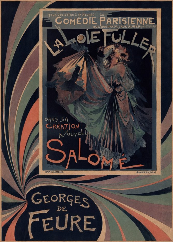 Georges de Feure Salomé I No6 - Plakát