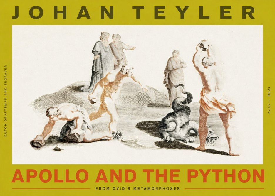 Johan Teyler Apollo and the Python No2 - Plakát