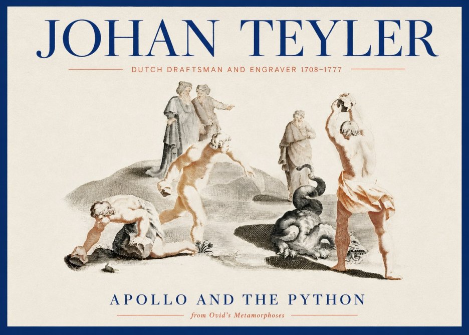 Johan Teyler Apollo and the Python No4 - Plakát