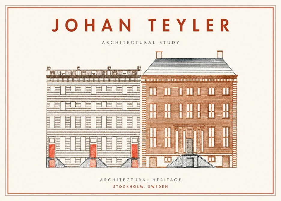 Johan Teyler Two Houses No2 - Plakát