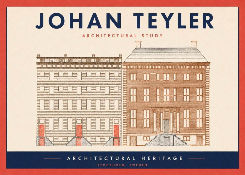 Johan Teyler Two Houses No3 - Plakát