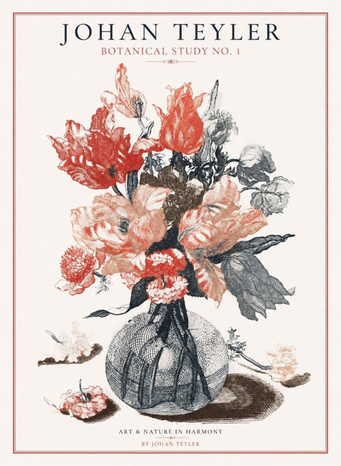Johan Teyler Botanical Study No. 1 No1 - Plakát