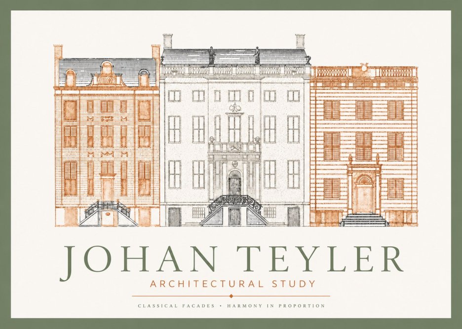 Johan Teyler Architectural Study I No3 - Plakát