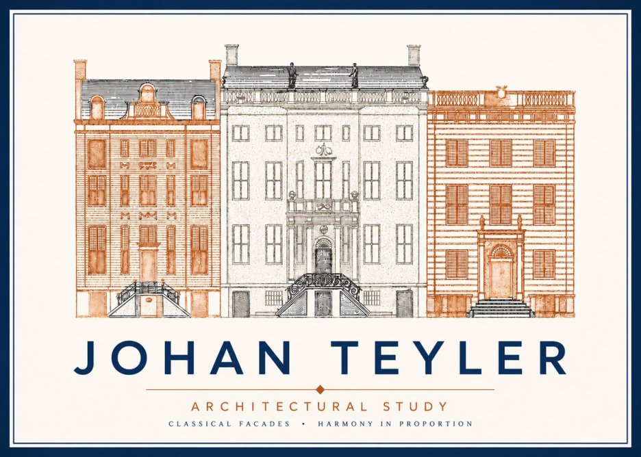 Johan Teyler Architectural Study I No6 - Plakát