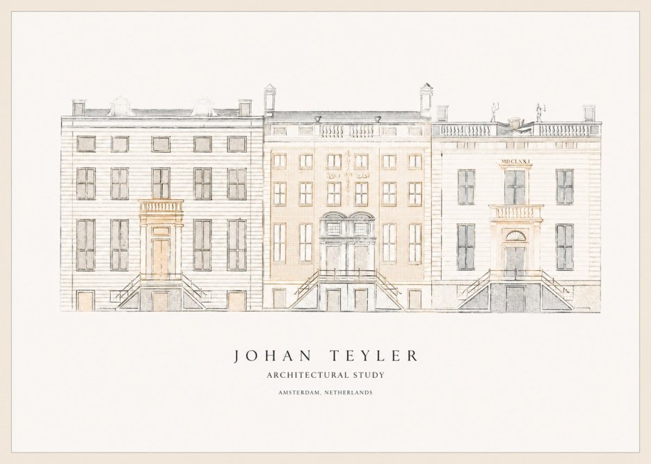 Johan Teyler Architectural Study II No1 - Plakát