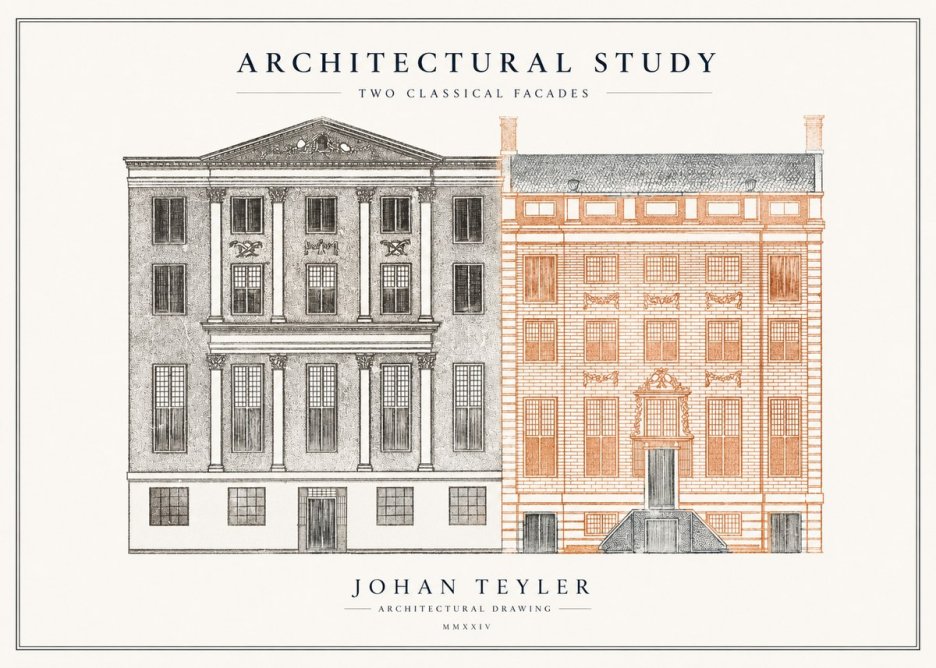 Johan Teyler Architectural Study III No5 - Plakát